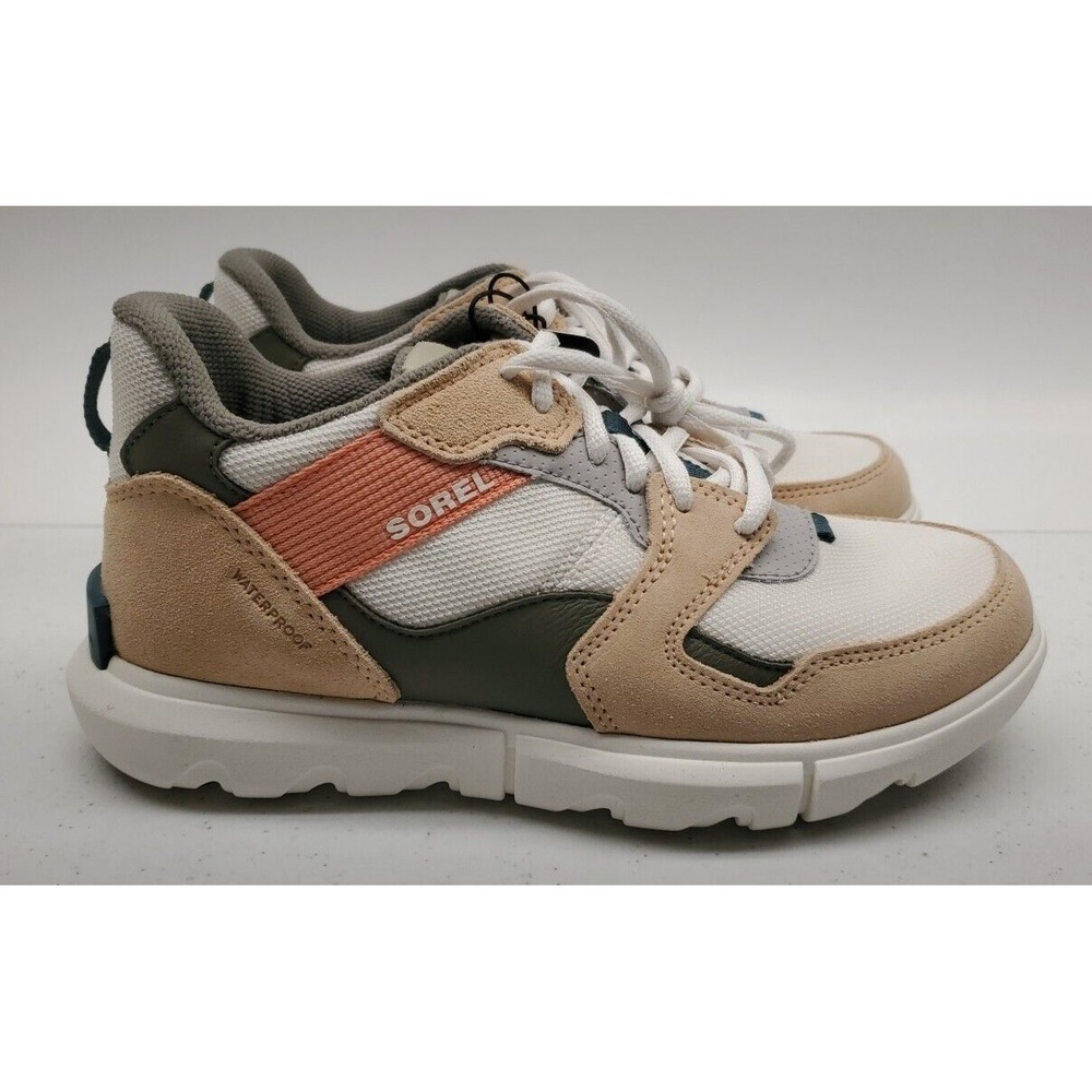 Sorel Women's Explorer II Sneaker Low WP Sea‎ Salt/Nova Sand 6.5M US NEW!